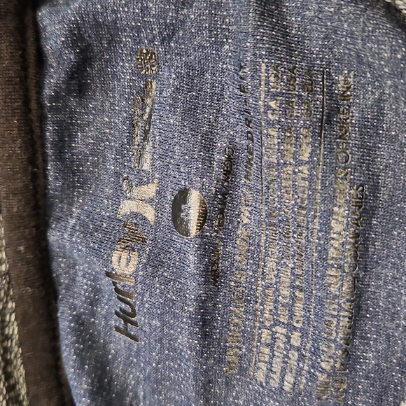 Hurley Blue and Gray hooded long sleeve - Picture 4 of 6